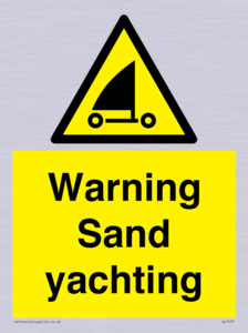 WL7479: Warning Sand yachting