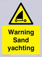 WL7479: Warning Sand yachting