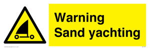 WL7479: Warning Sand yachting
