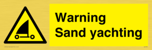 WL7479: Warning Sand yachting