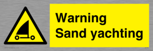 WL7479: Warning Sand yachting