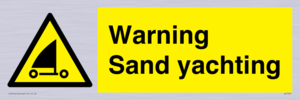 WL7479: Warning Sand yachting