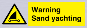 WL7479: Warning Sand yachting