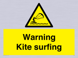 WL7481: Warning Kite surfing
