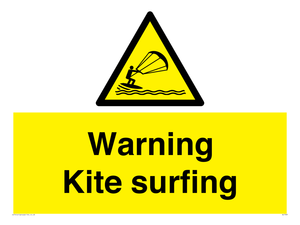 WL7481: Warning Kite surfing