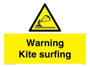 WL7481: Warning Kite surfing