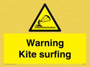 WL7481: Warning Kite surfing