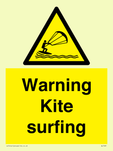 WL7481: Warning Kite surfing