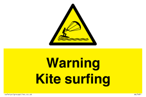 WL7481: Warning Kite surfing