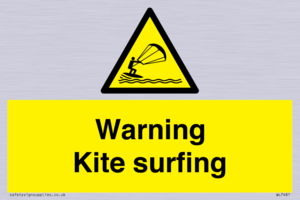 WL7481: Warning Kite surfing