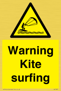 WL7481: Warning Kite surfing