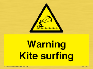 WL7481: Warning Kite surfing