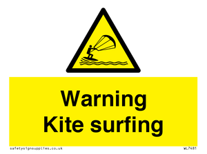 WL7481: Warning Kite surfing