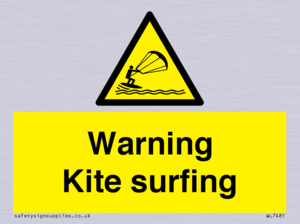 WL7481: Warning Kite surfing