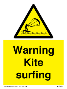 WL7481: Warning Kite surfing