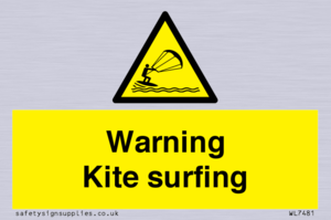 WL7481: Warning Kite surfing