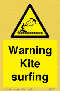 WL7481: Warning Kite surfing