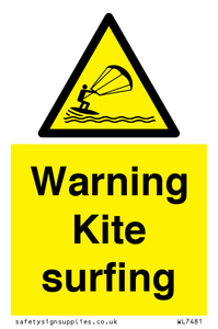 WL7481: Warning Kite surfing