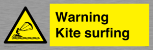 WL7481: Warning Kite surfing