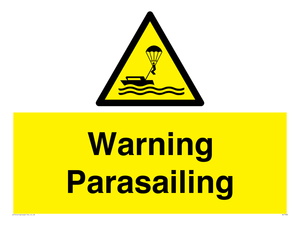 WL7482: Warning Parasailing