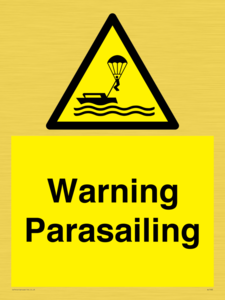 WL7482: Warning Parasailing
