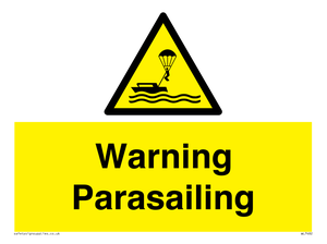 WL7482: Warning Parasailing