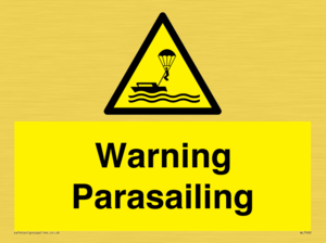 WL7482: Warning Parasailing