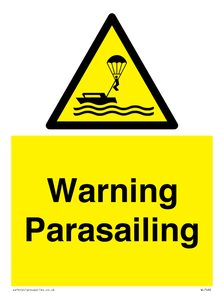 WL7482: Warning Parasailing