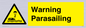WL7482: Warning Parasailing