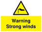 WL7483: Warning Strong winds