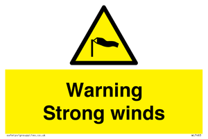 WL7483: Warning Strong winds