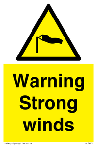 WL7483: Warning Strong winds