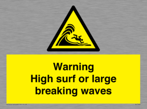 WL7484: Warning High surf or large breaking waves