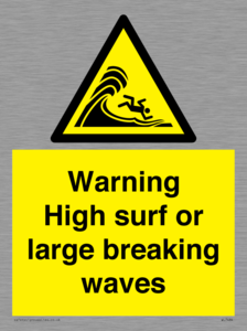 WL7484: Warning High surf or large breaking waves