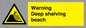 WL7485: Warning Deep shelving beach
