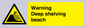 WL7485: Warning Deep shelving beach
