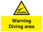 WL7486: Warning Diving area