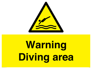 WL7486: Warning Diving area