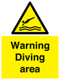 WL7486: Warning Diving area