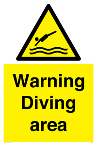 WL7486: Warning Diving area