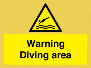 WL7486: Warning Diving area