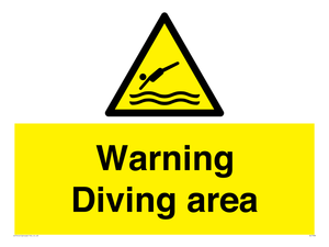 WL7486: Warning Diving area