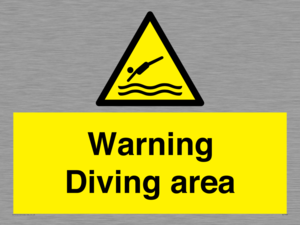 WL7486: Warning Diving area