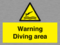 WL7486: Warning Diving area