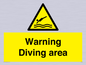 WL7486: Warning Diving area