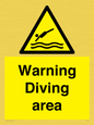 WL7486: Warning Diving area
