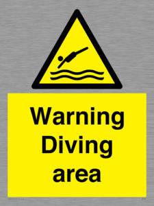 WL7486: Warning Diving area