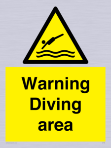 WL7486: Warning Diving area