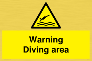 WL7486: Warning Diving area