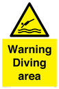 WL7486: Warning Diving area